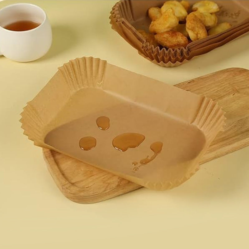 Air Fryer Liners Rectangle 20 x 14cm 60PK