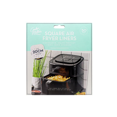 Air Fryer Square Liners 20 x 20cm 50PK