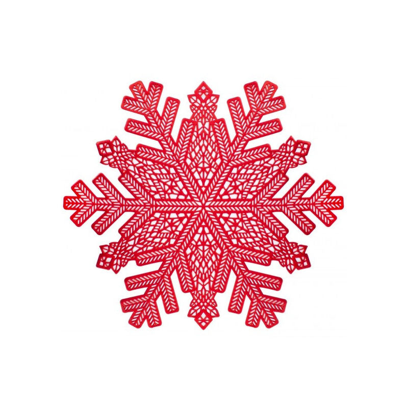 Harvey & Mason Red Snowflake Placemats 2Pack