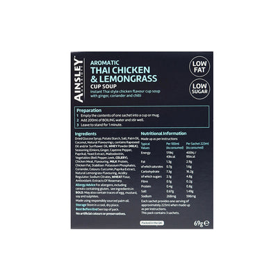 Ainsley Harriott Thai Chicken Lemongrass Cup Soup 69g x 3PK