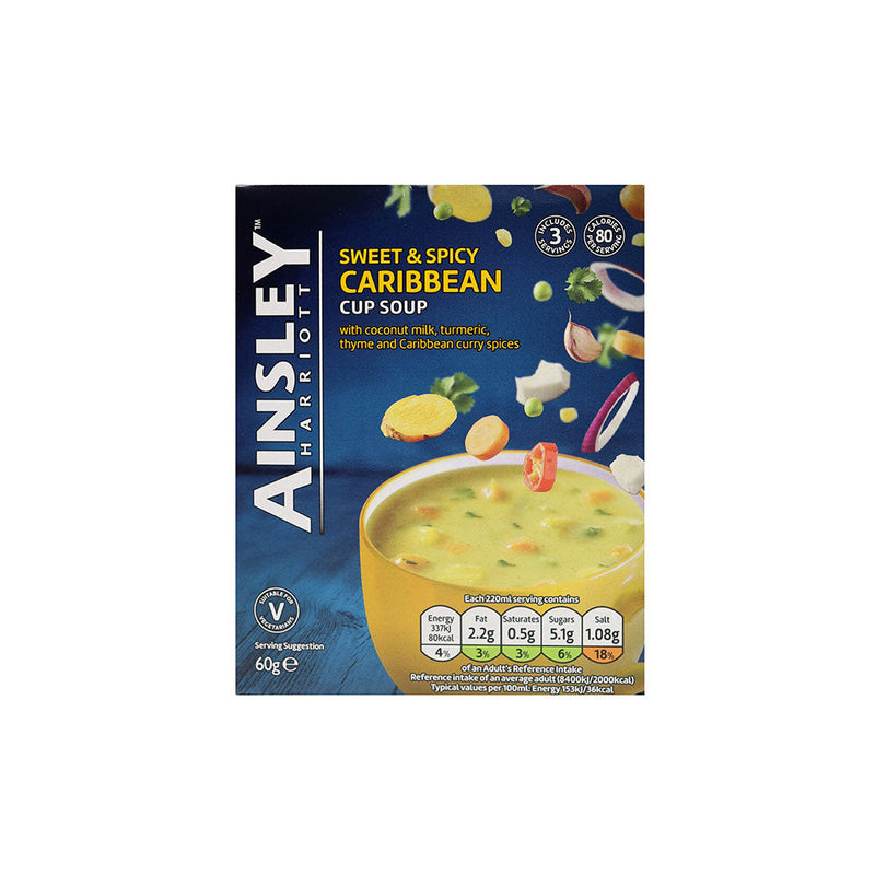 Ainsley Harriott Sweet & Spicy Caribbean Cup Soup 60g x 3PK