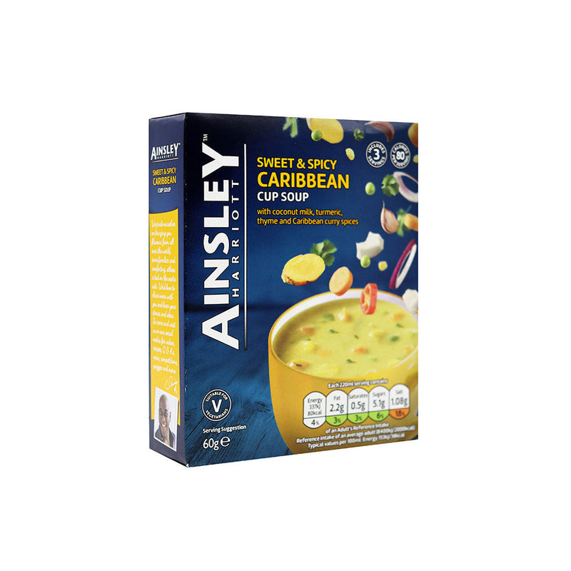Ainsley Harriott Sweet & Spicy Caribbean Cup Soup 60g x 3PK