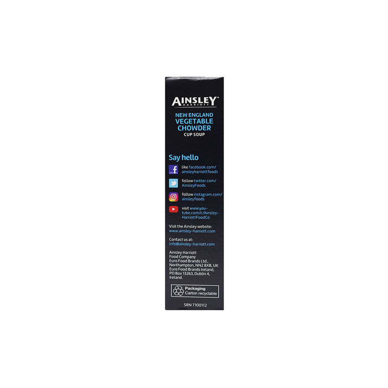 Ainsley Harriott New England Vegetable Chowder Cup 75g x 3PK
