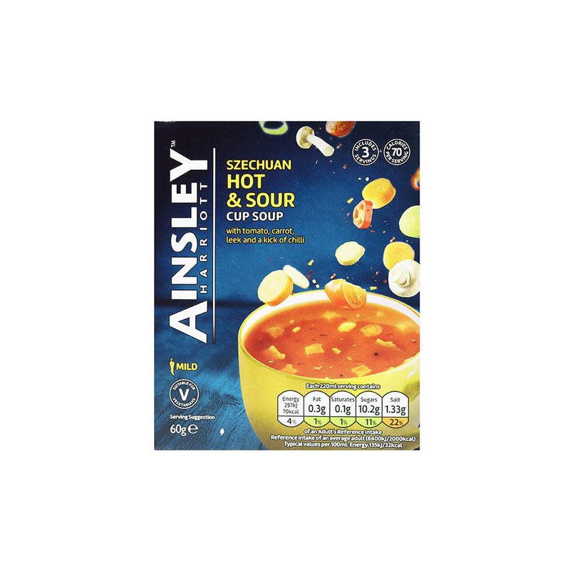 Ainsley Harriott Szechuan Hot & Sour Cup Soup 60g x 3PK