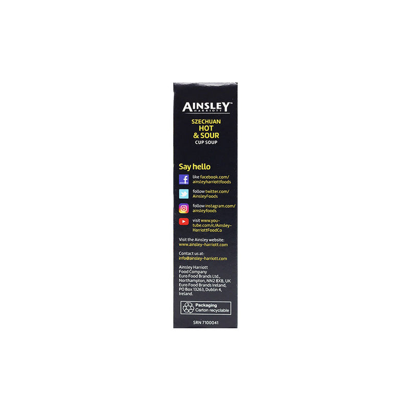 Ainsley Harriott Szechuan Hot & Sour Cup Soup 60g x 3PK