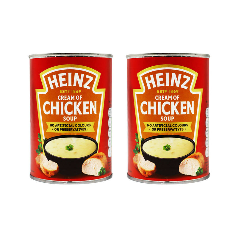 Heinz Cream of Chicken Soup Ready To Use Tin 400g x 2Pack