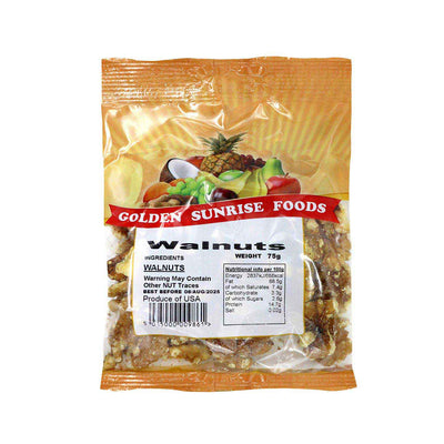 Golden Sunrise Foods Walnuts 75g x 3Pack