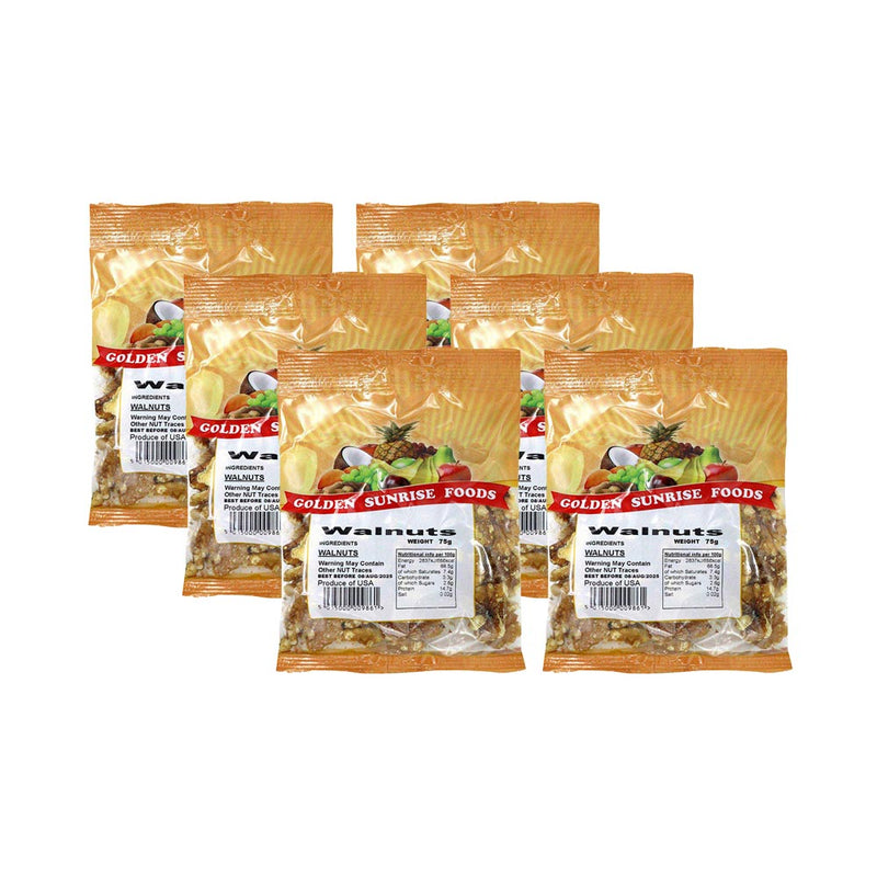 Golden Sunrise Foods Walnuts 75g