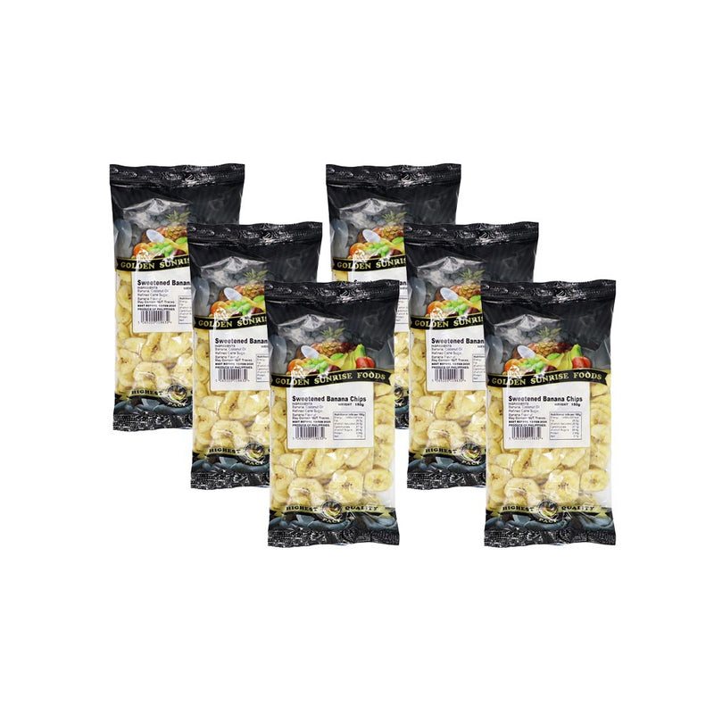 Golden Sunrise Foods Sweetened Banana Chips 150g