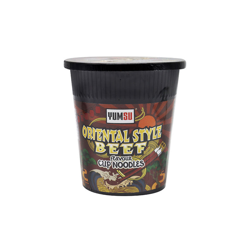 Yumsu Oriental Style Beef Flavour Cup Noodles 60g