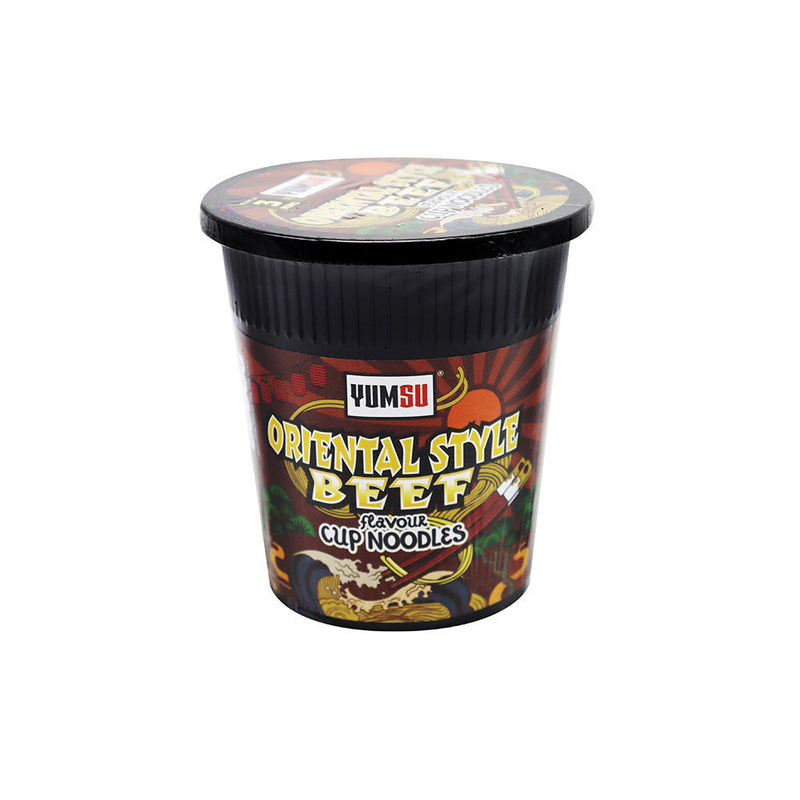 Yumsu Oriental Style Beef Flavour Cup Noodles 60g