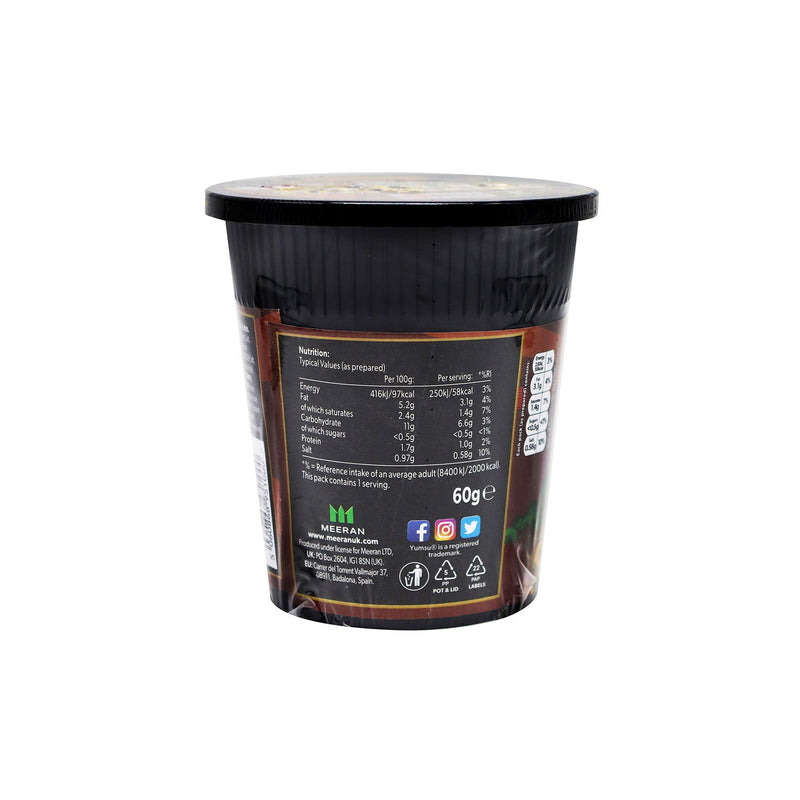 Yumsu Oriental Style Beef Flavour Cup Noodles 60g