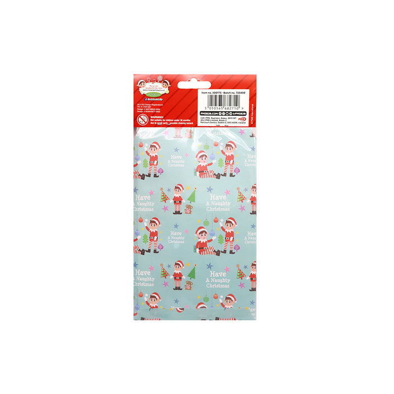 Mini Paper Elf Treat Bags With Pegs & Tags 10PK