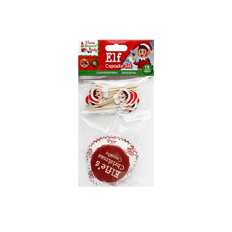 Elf Behavin Badly Cup Cake Set 24PC