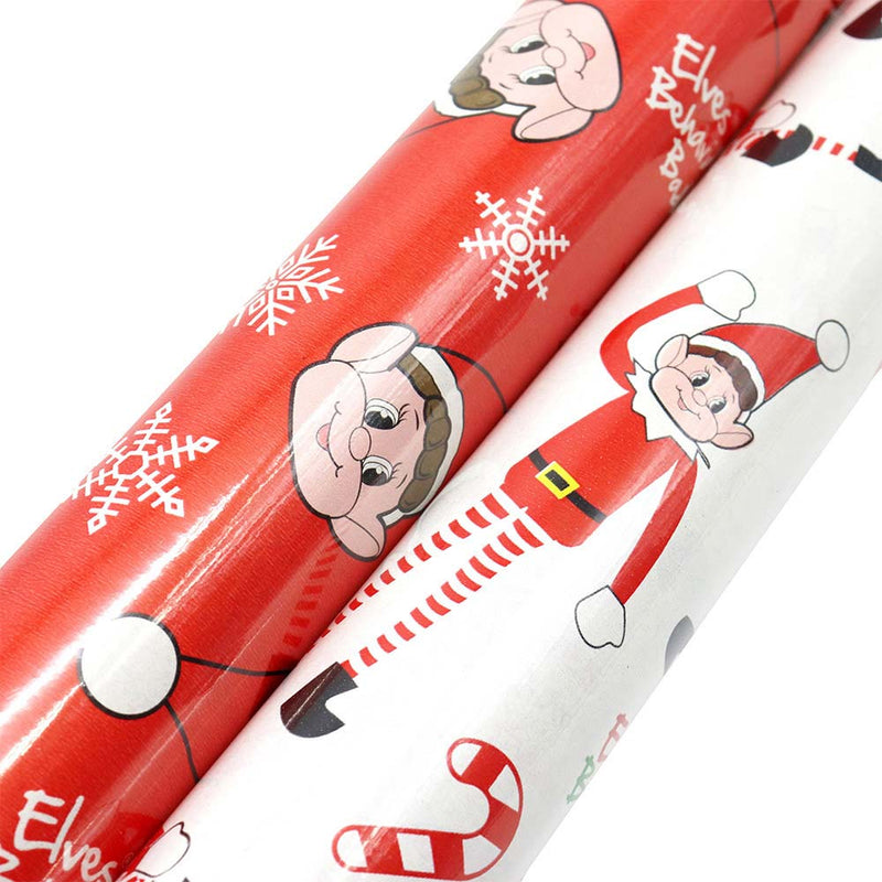 Elf Christmas Roll Wrap 4M