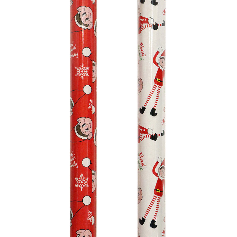 Elf Christmas Roll Wrap 4M