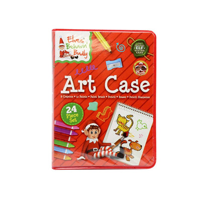Christmas Elf Art Case Kids Drawing Colouring Art & Craft