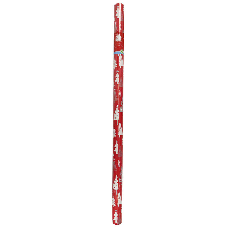 Christmas Red And White Gift Wrapping Paper 4M