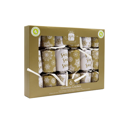 Christmas Crackers 6inch x 6 Contemp Gold & Silver Mix