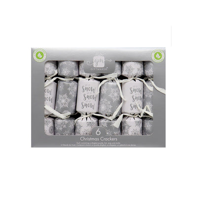 Christmas Crackers 6inch x 6 Contemp Gold & Silver Mix