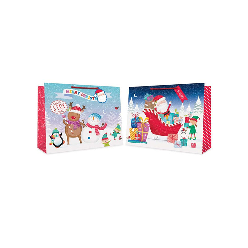 Landscape Kids Christmas Gift Bag Extra Large