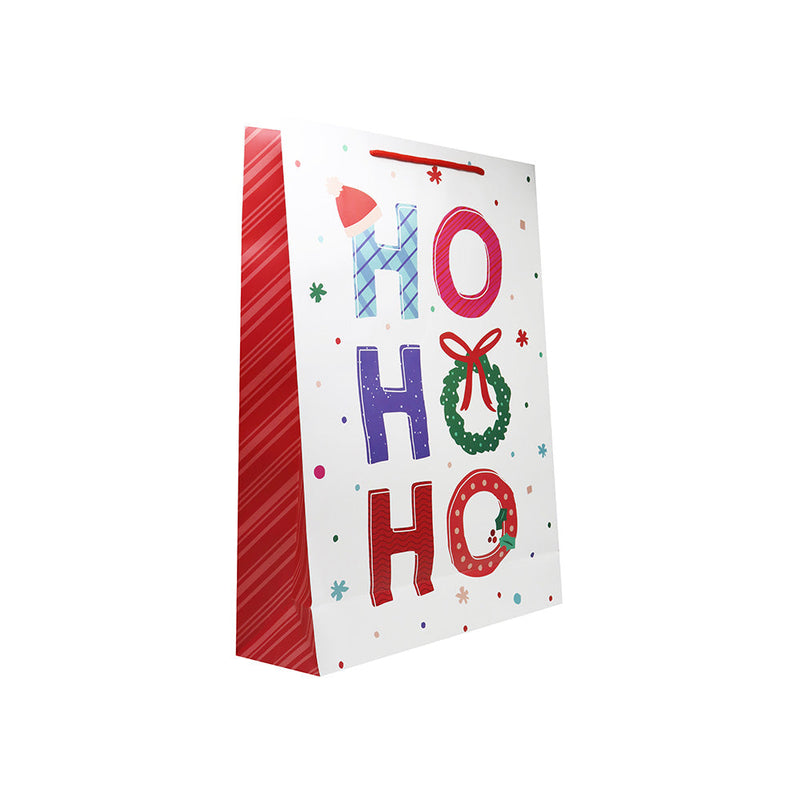 Single Christmas Contemporary Design Gift Bag Large