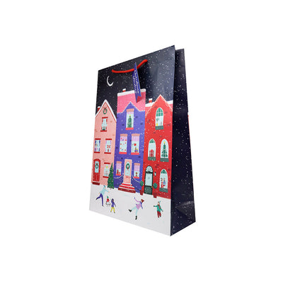 Single Christmas Contemporary Design Gift Bag Large