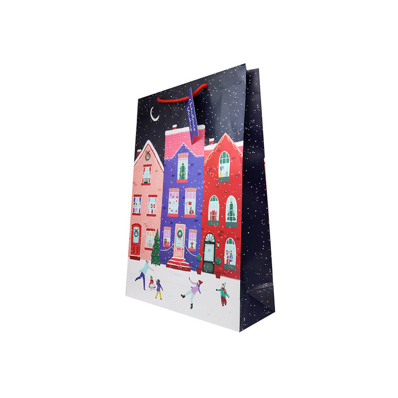 Single Christmas Contemporary Design Gift Bag Large