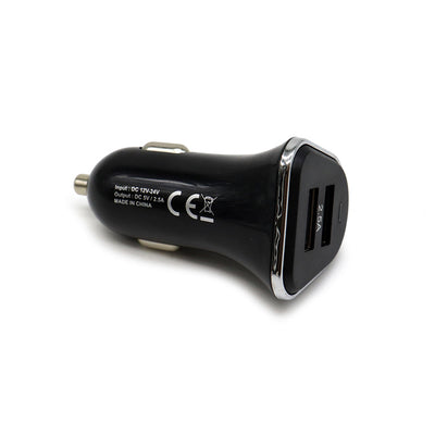 Dual Smart USB In-Car Charger 12 & 24V