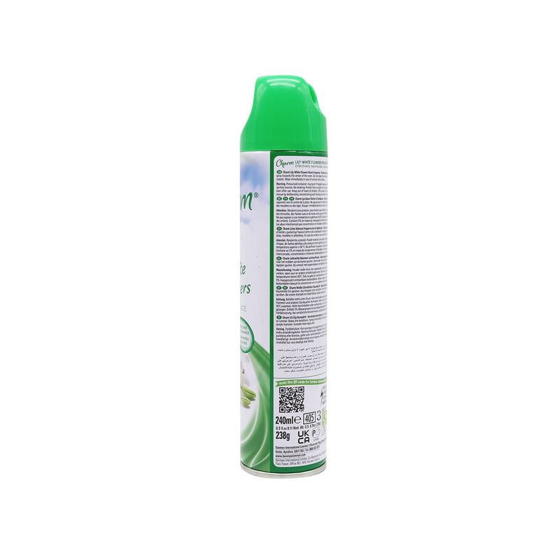 Charm Room Fragrance Air Freshener Lily White Flowers 240ML