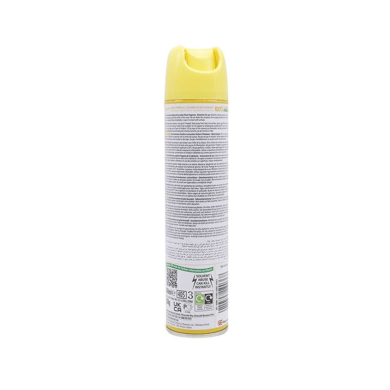 Charm Room Fragrance Air Freshener Lemon Verbena & Cucumber 240ML