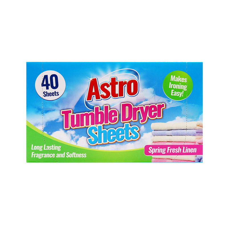 Tumble Dryer Sheets Fresh Linen Scent 40Sheets