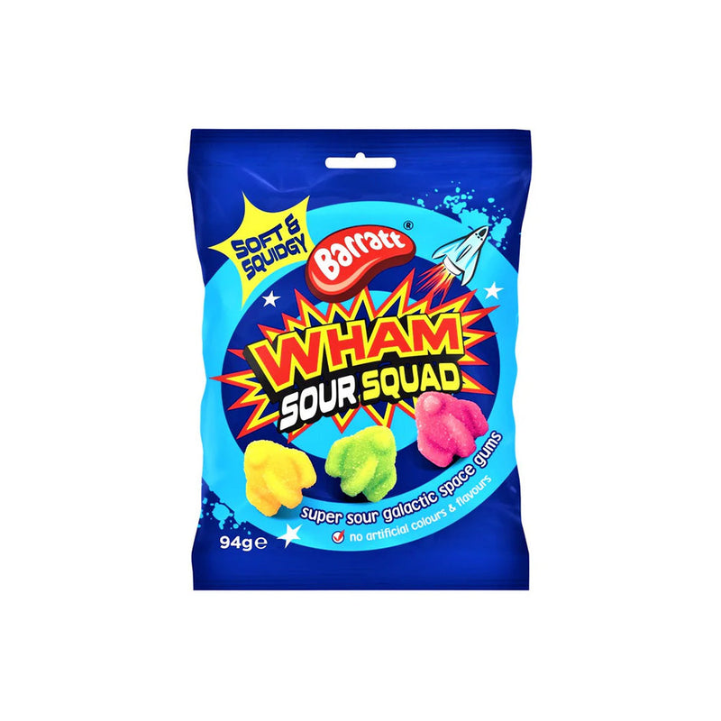 Barratt Wham Sour Squad Galactic Space Gums 94g x 3Pack