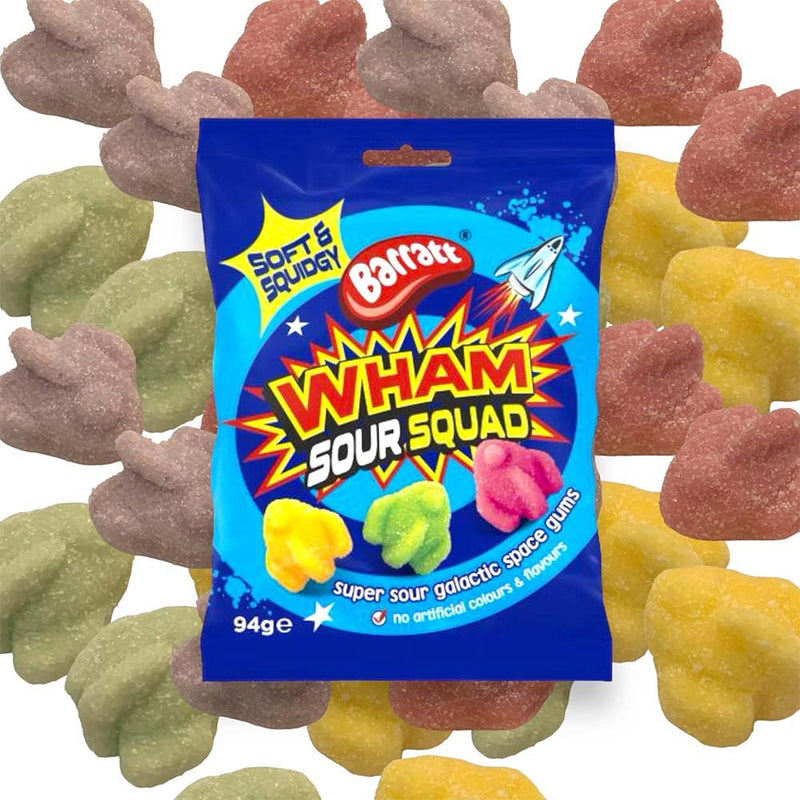 Barratt Wham Sour Squad Galactic Space Gums 94g x 3Pack