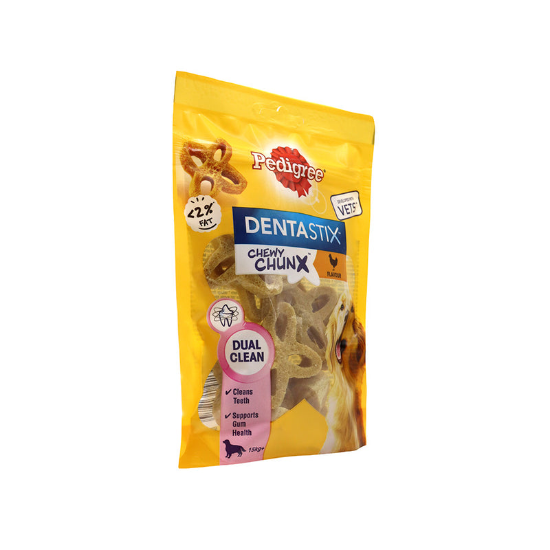 Pedigree Dentastix Chewy Chunx Maxi Adult Dog Treats Chicken 68g x 2Pack