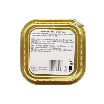 Cesar Natural Goodness Wet Dog Food Terrine With Beef In Loaf 100g x 4PK
