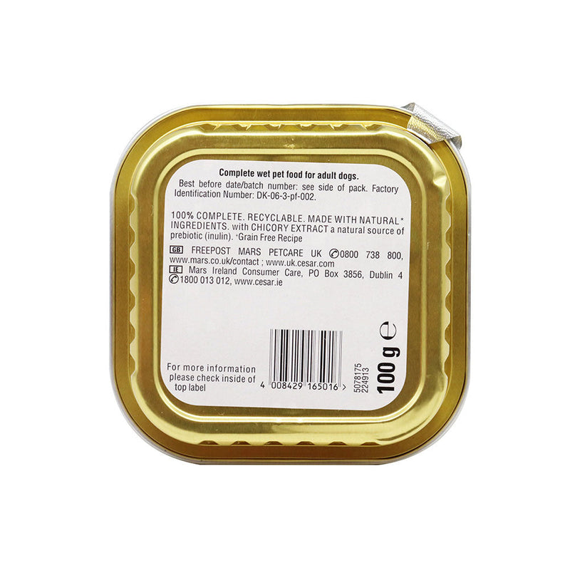 Cesar Natural Goodness Wet Dog Food Terrine With Beef In Loaf 100g x 4PK