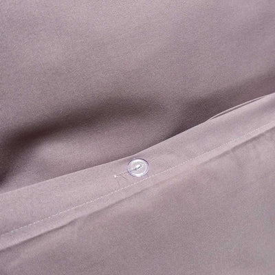 Mauve Velvet Panel Duvet Set Single Size