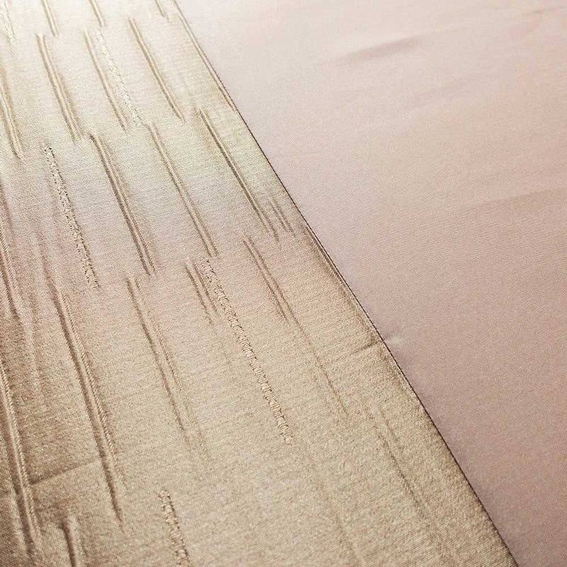 Natural Jacquard Linen Beige Duvet Set King Size
