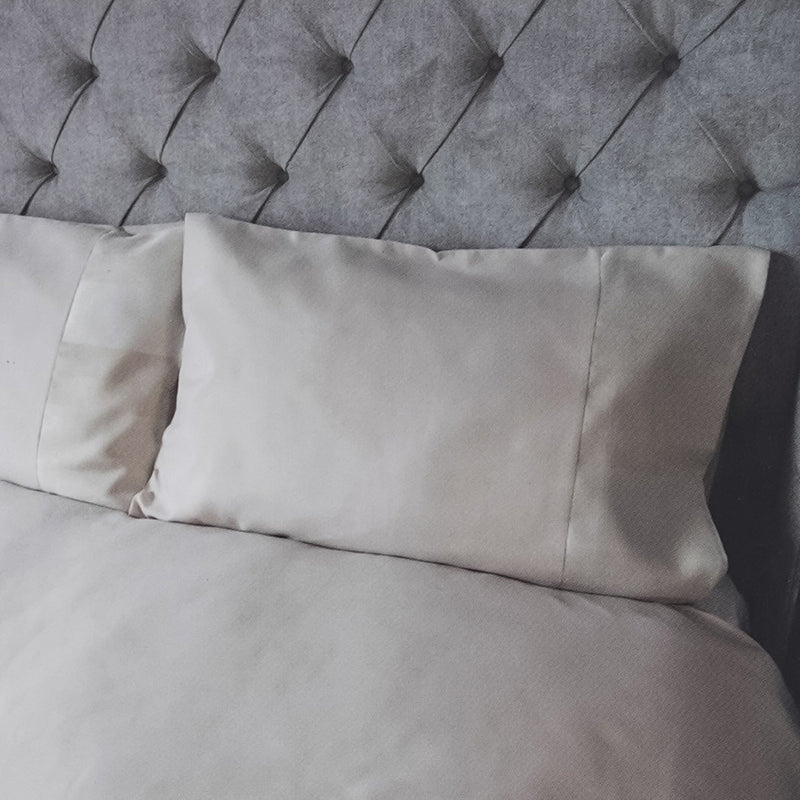 Natural Jacquard Cream Duvet Set Single Size