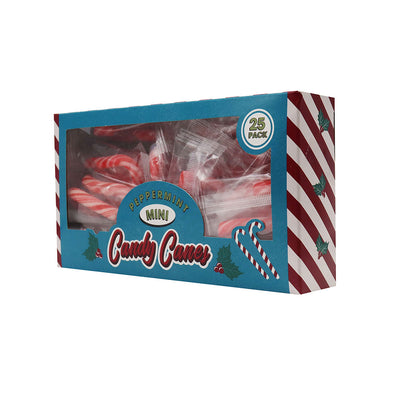 Mini Peppermint Flavour Candy Canes 25x4g