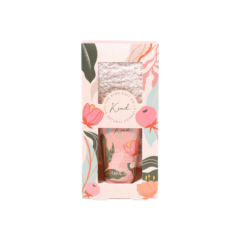 The Kind Edit Co. Kind Sock & Foot Lotion Gift Set