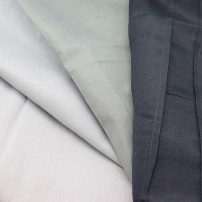 Grey Panel With Fitting Sheet Duvet Set Double Size