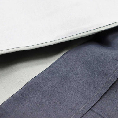 Grey Panel With Fitting Sheet Duvet Set Single Size