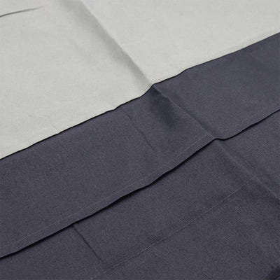 Grey Panel With Fitting Sheet Duvet Set King Size