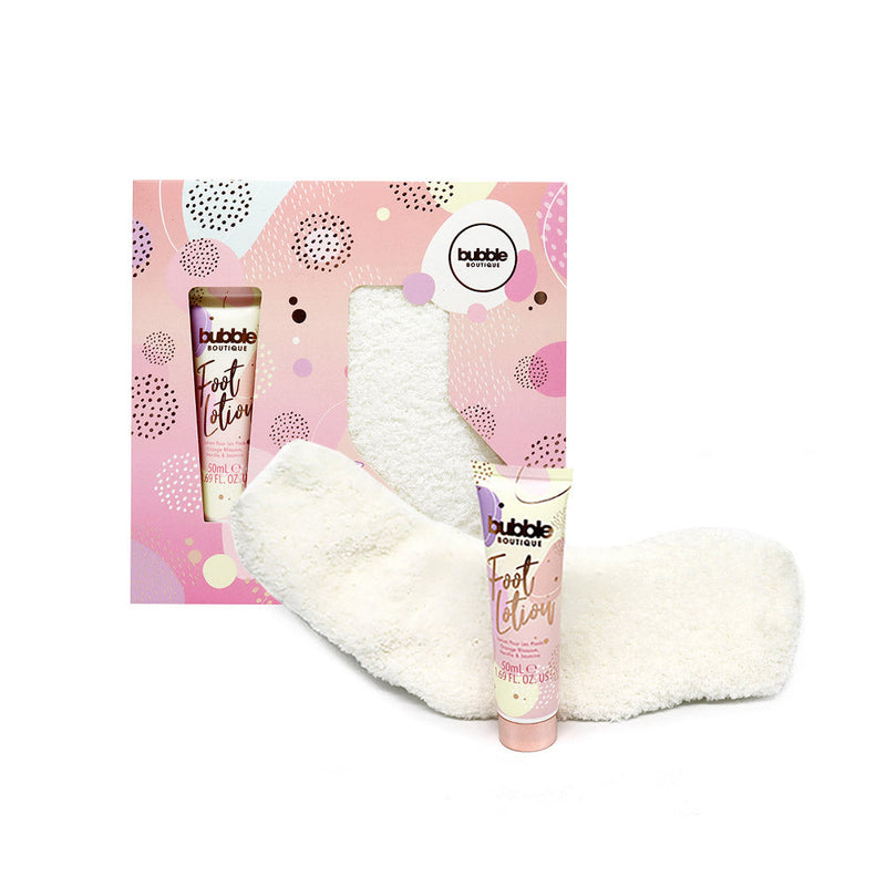 S&G Bubble Boutique Sock & Foot Lotion Gift Set