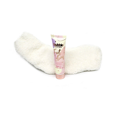 S&G Bubble Boutique Sock & Foot Lotion Gift Set