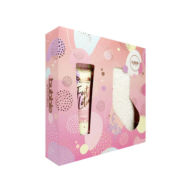 S&G Bubble Boutique Sock & Foot Lotion Gift Set