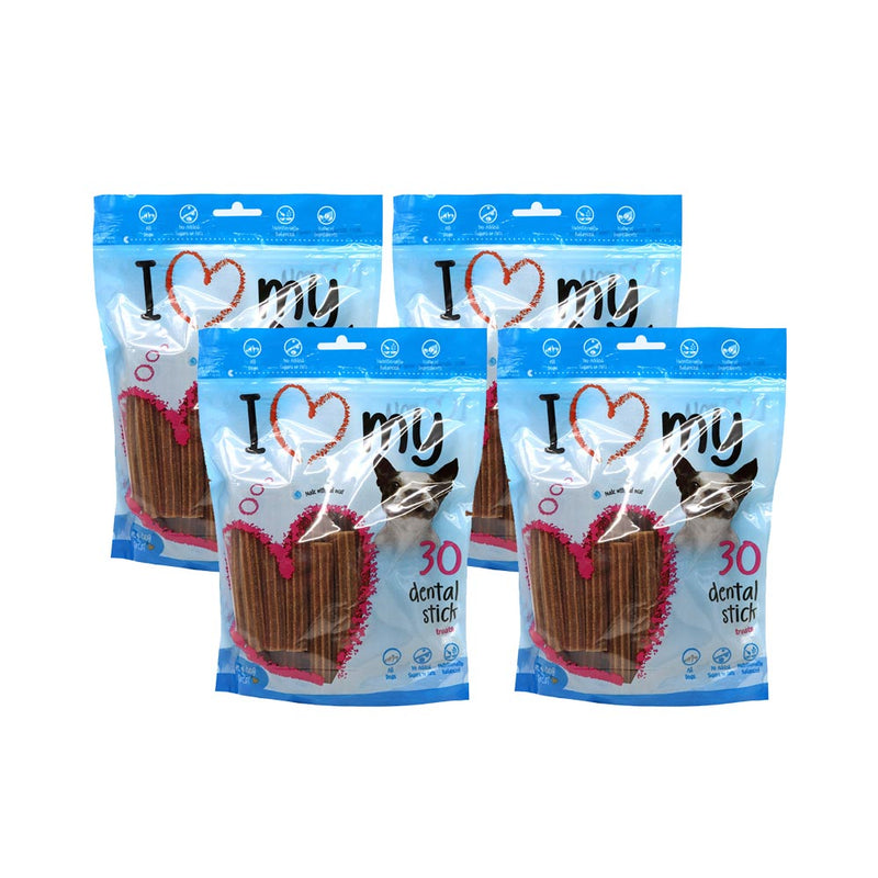 I Love My Pets Dental Sticks Dog Treats 600g x 4PK