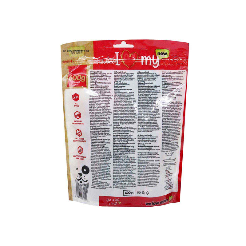 I Love My Pet Mixed Meaty Sticks Dog Treats 600g
